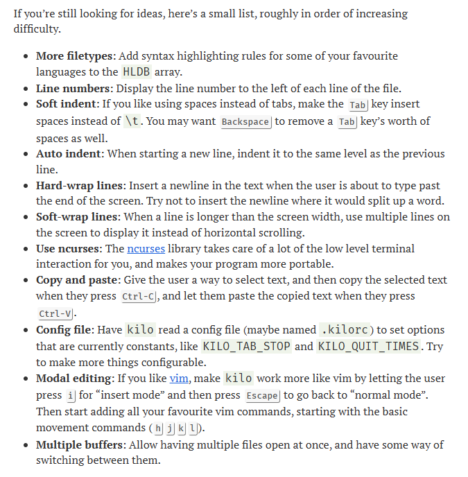 Suggested Features